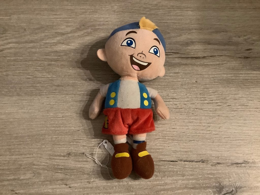 Disney Junior Jake the Pirate Cubby pluche character, Gebruikt, Disney, Overige typen, Ophalen of Verzenden