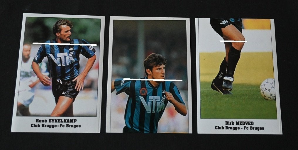 SL Italy / Eurocups 94 -95 / Club Brugge / 6 Stickers, Verzenden, Nieuw, Poster, Plaatje of Sticker