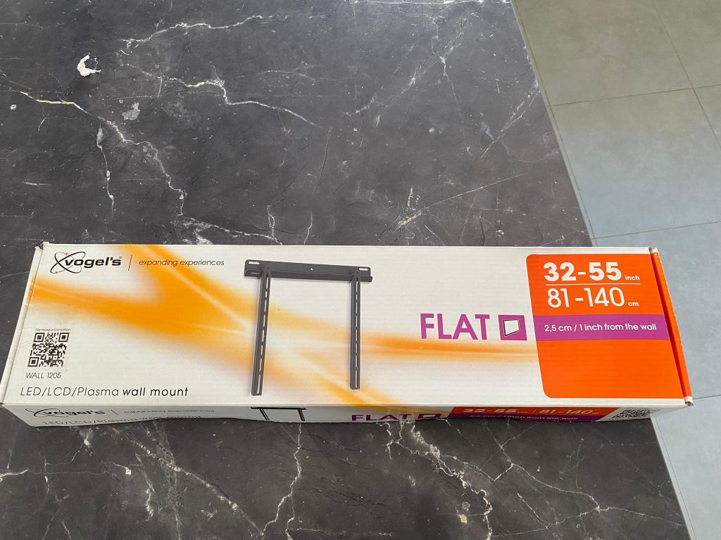 Vogel's WALL 1205 TV Muurbeugel (32-55 inch) – Tot 70 kg!, Audio, Tv en Foto, Televisiebeugels, Gebruikt, Ophalen