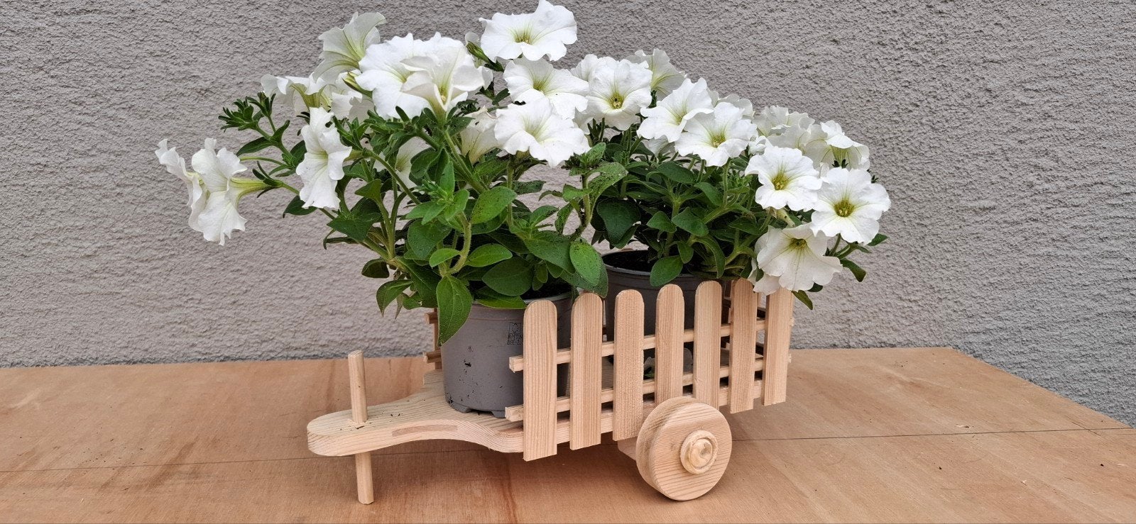 boerenkarren voor een bloemmetje inzetten te zetten, Neuf, Campagnard, Enlèvement, Bois