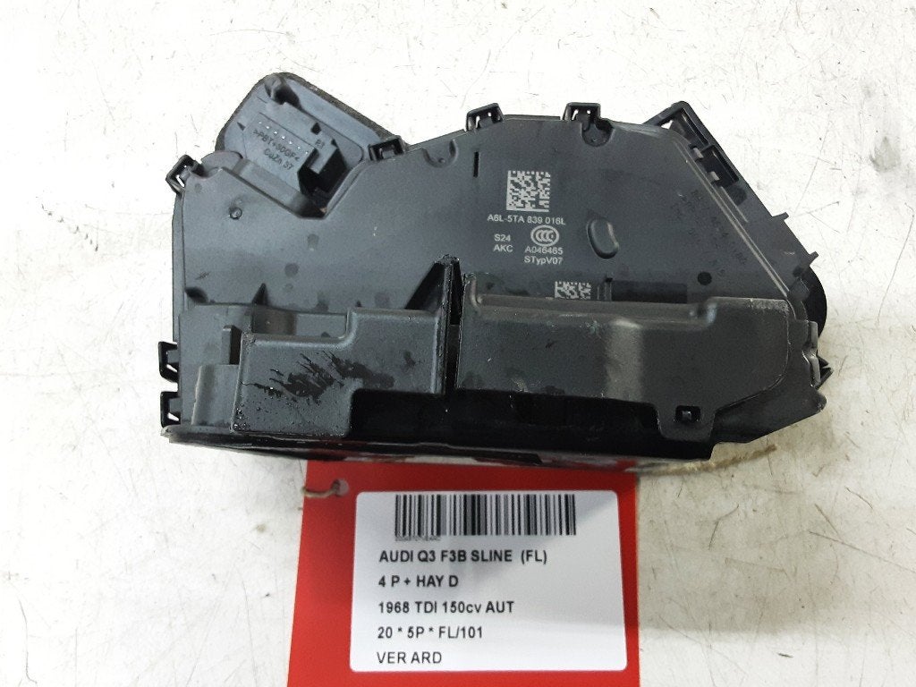 PORTIERSLOT RECHTS ACHTER Audi Q3 (F3B) (A6L5TA839016L), Gebruikt, Mevr. I. Hauben, Achter, Audi