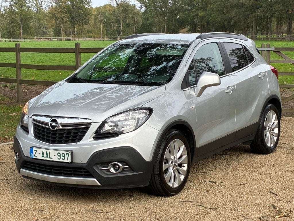 Opel mokka cosmo 1.4 benzine. Amper 60.000km. Vele opties., Autos, Cuir, Argent ou Gris, Achat, Euro 6