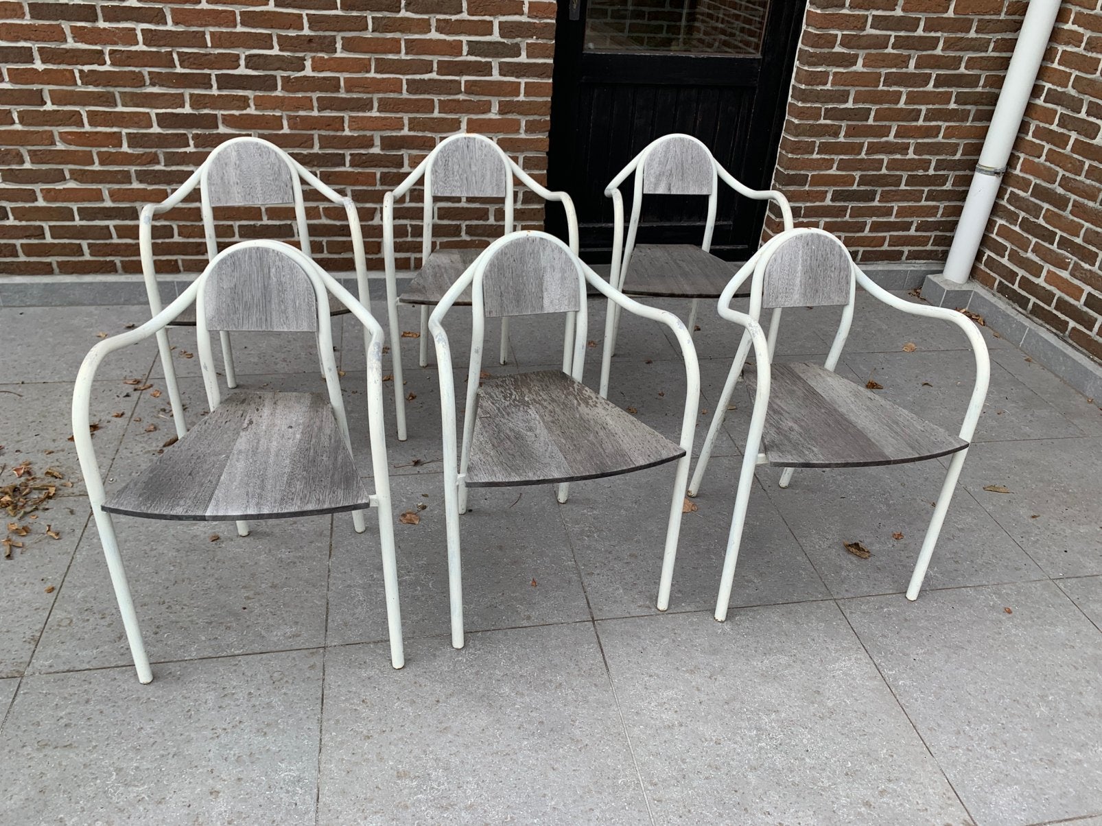 Tuinstoelen, Enlèvement, Utilisé, Métal