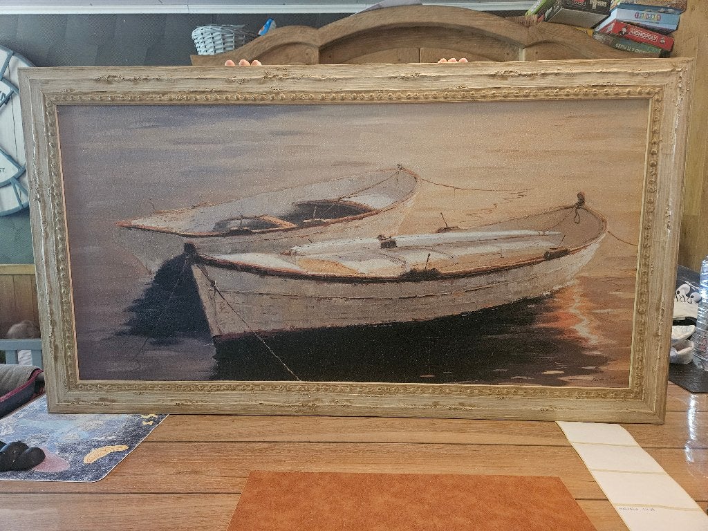 Boten schilderij, Enlèvement ou Envoi, Encadré, Paysage