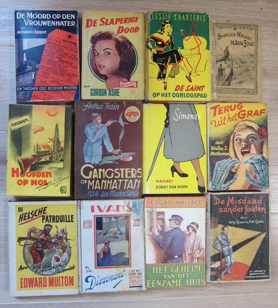 Gezocht detectiveboeken uitgegeven tot 1955, Ophalen of Verzenden, Gelezen