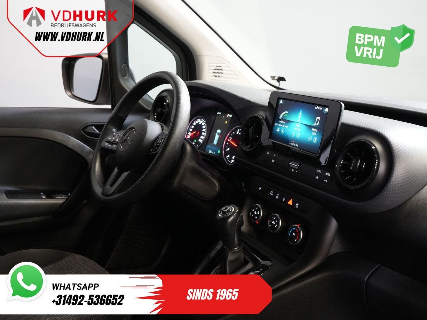 Mercedes-Benz Citan 110 CDI L2 Aut. 3Pers./ Stoelverw./ Carp, Automaat, Wit, Mercedes-Benz, Bedrijf