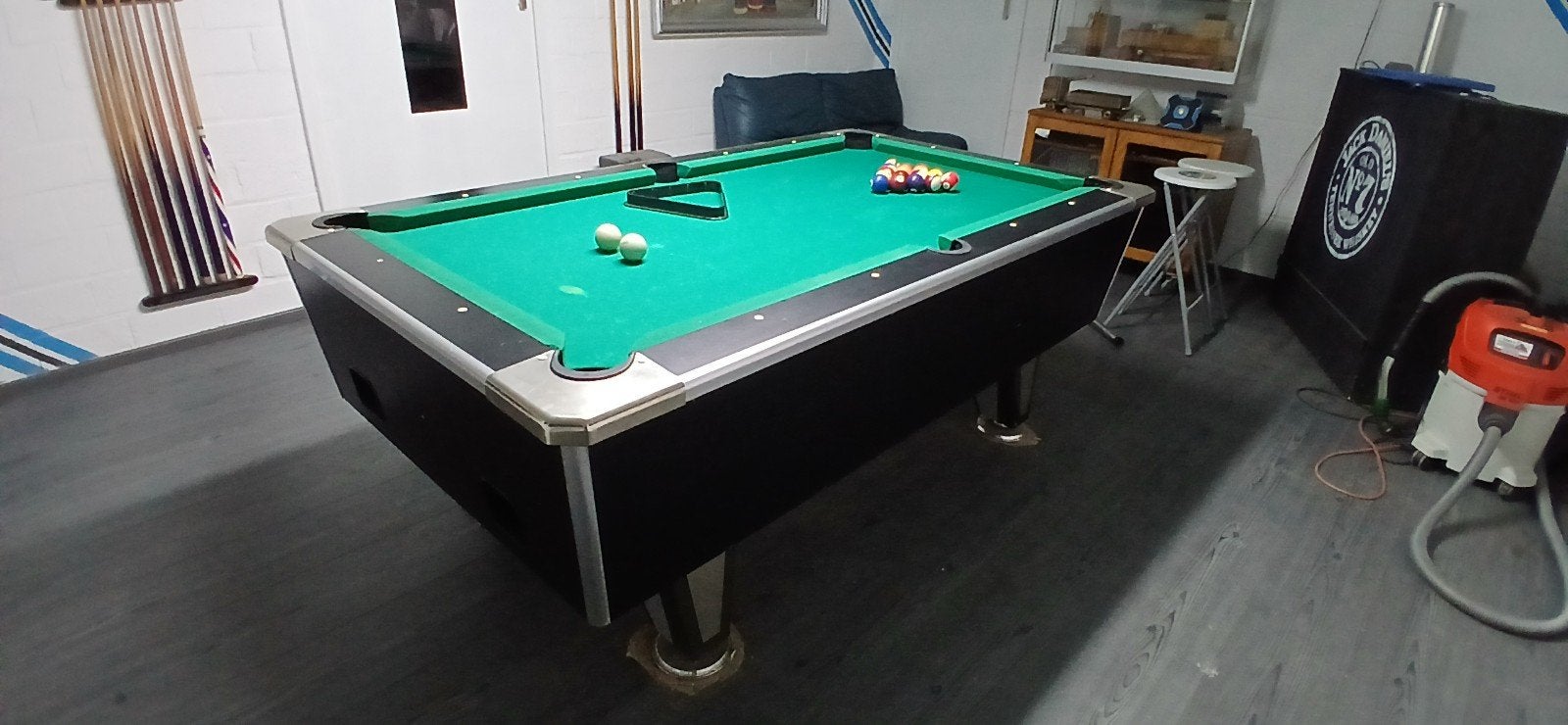 Poolbiljart merk Loontjes, Sport en Fitness, Ophalen, Gebruikt, Pooltafel