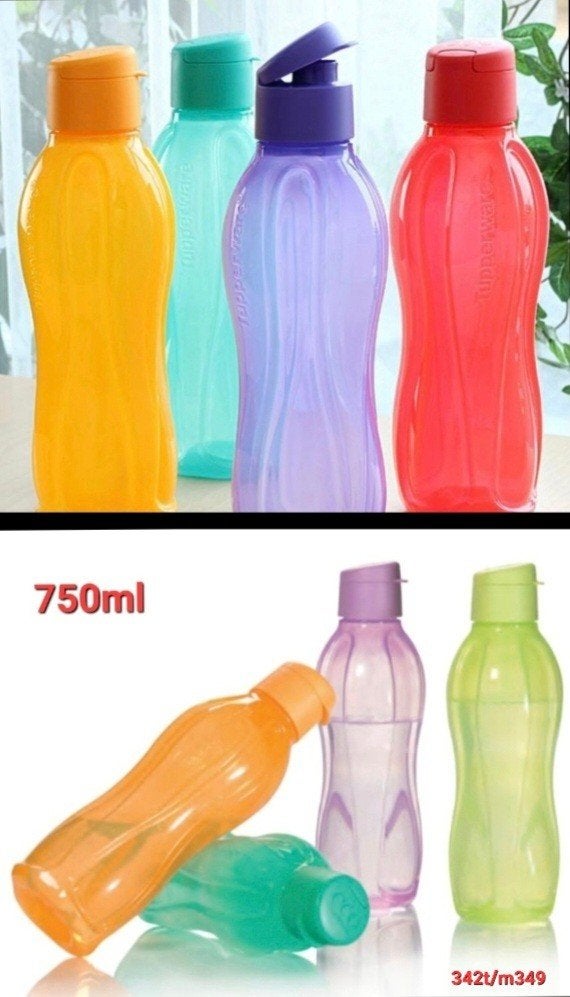 Tupperware Eco Bottles / EcoFles 750ml (kleur: zie text), Enlèvement ou Envoi, Autres couleurs, Neuf, Bouteille réutilisable