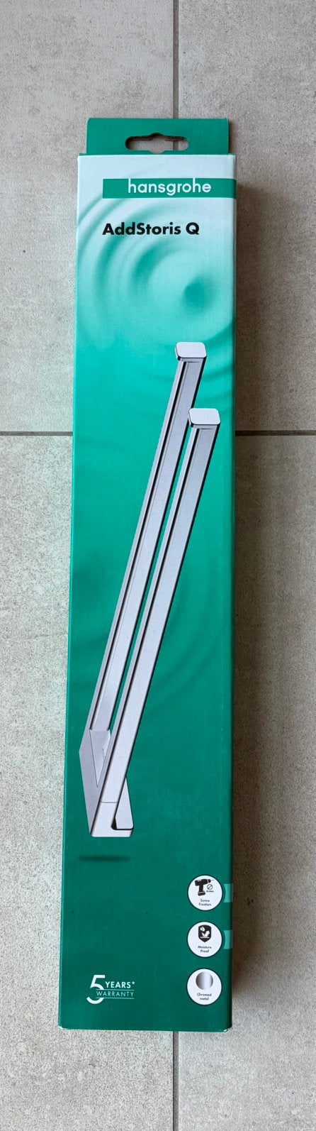 Porte serviette Hansgrohe, Maison & Meubles, Autres marques, Porte-serviettes, Comme neuf, Enlèvement