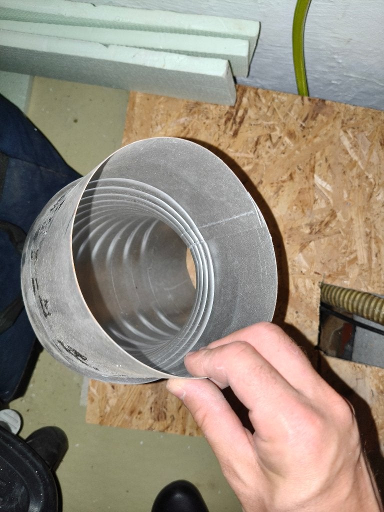 Ventilatie bocht kanaal 150mm, Bricolage & Construction, Ventilation & Extraction, Enlèvement, Neuf, Ventilateur et Extracteur