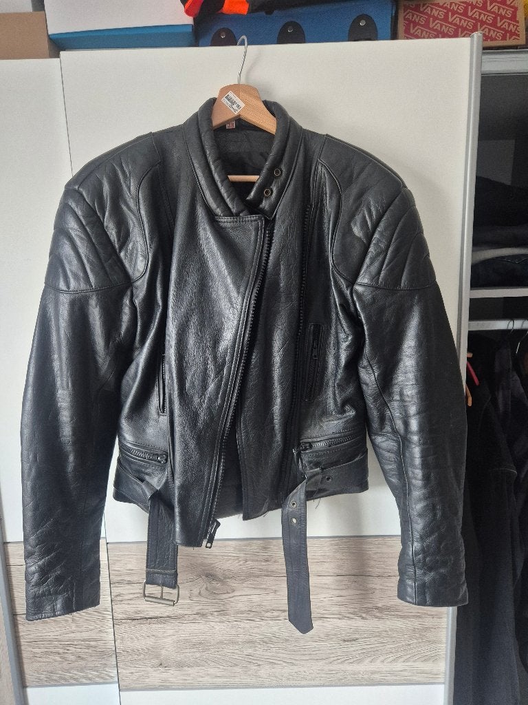 Oldschool dames motorjacket, Motoren, Ophalen, Dames, Jas | leer