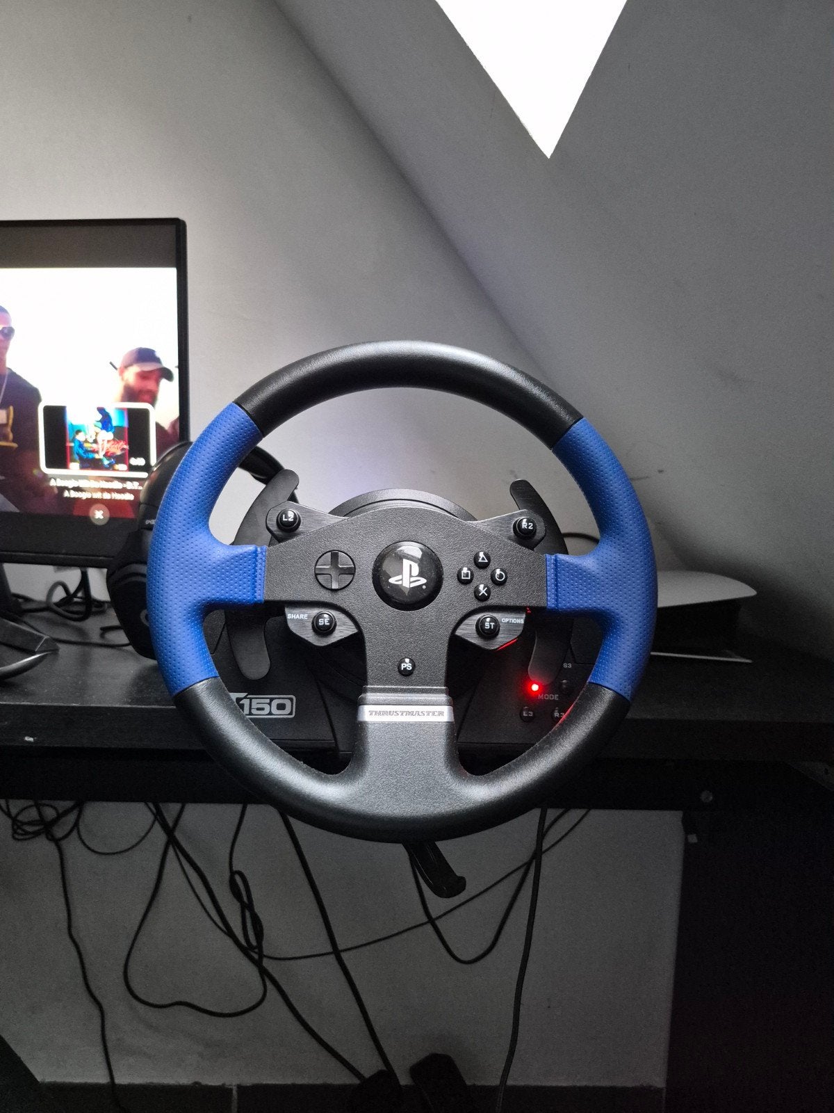 Thrustmaster T150 (retour de force) ps5, Enlèvement ou Envoi, Comme neuf, Volant ou Pédales, PlayStation 3