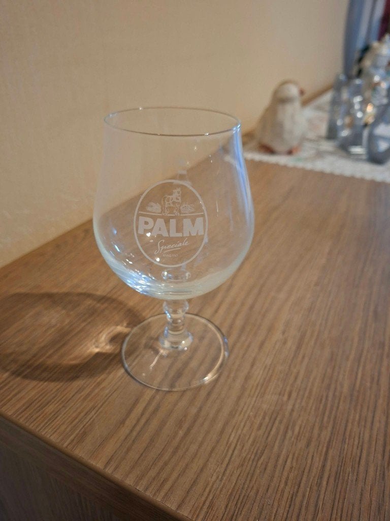 Palm / schaakglas / Koning, Verzamelen, Ophalen of Verzenden, Zo goed als nieuw, Bierglas