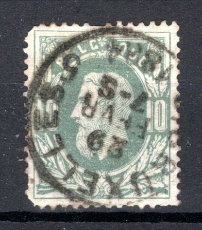 30 gestempeld 1869-1883 - Z.M. Koning Leopold II, Verzenden, Gestempeld, Gestempeld