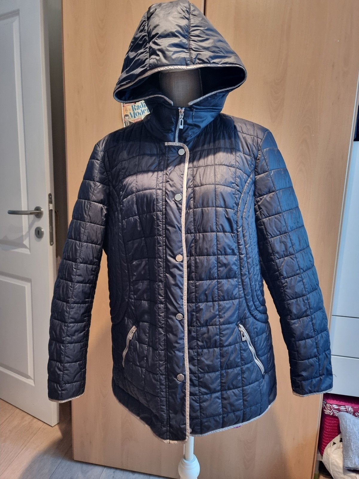 🧥Winterjas in super staat | Afneembare kap | Maat 48, Vêtements | Femmes, Grandes tailles, Enlèvement ou Envoi, Comme neuf, Noir
