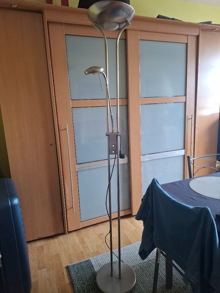 Lampe sur pied, Enlèvement, Utilisé, Métal, 150 à 200 cm