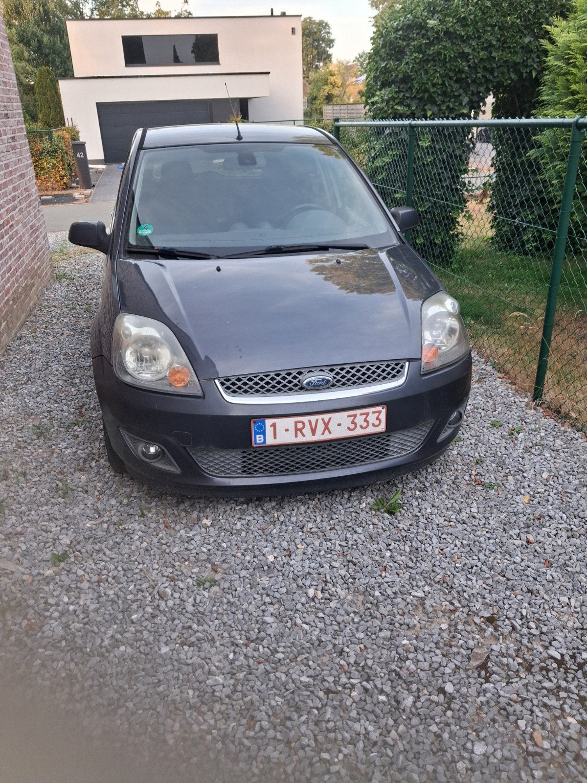 ford fiesta 2007 diesel met trekhaak, 5 deurs,, Auto's, Ford, Stof, Overige kleuren, Fiësta, Overige carrosserie