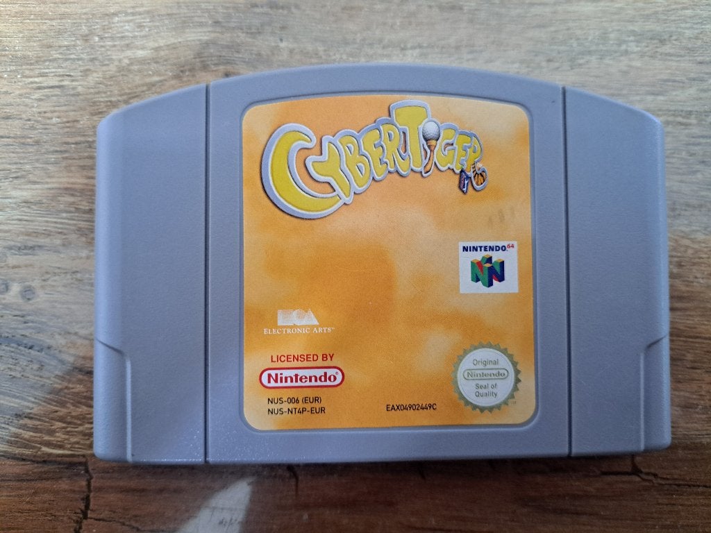 Cyber Tiger Nintendo 64 (N64) PAL-EUR, Games en Spelcomputers, Games | Nintendo 64, Zo goed als nieuw, Sport, 1 speler, Vanaf 3 jaar