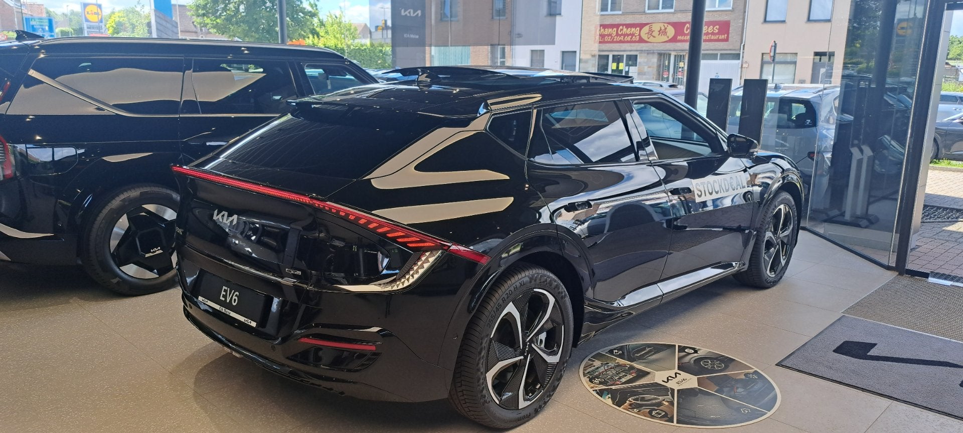 Kia Ev6 77,4kWh RWD GT-Line (automaat), Auto's, Automaat, Adaptive Cruise Control, 169 kW, Alcantara
