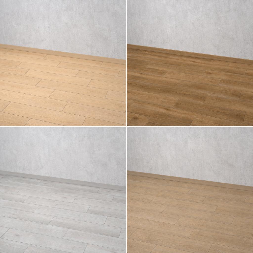 Geïsoleerd PVC klik laminaat 4,8mm water & krasbestendig, Ophalen, Kunststof, 50 tot 150 cm, Nieuw