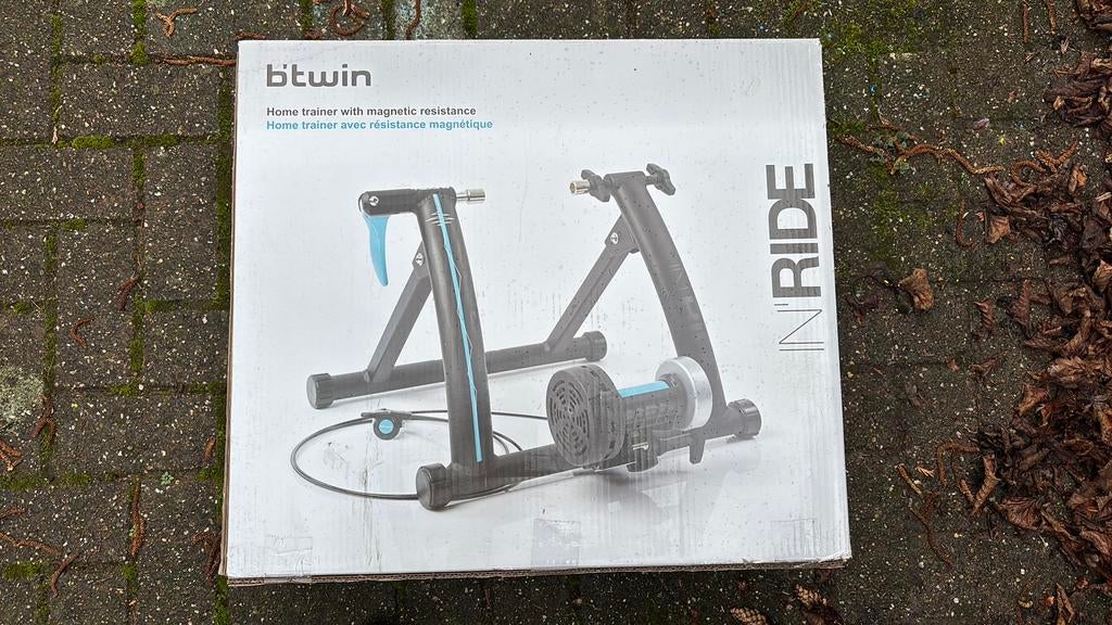 b’twin inride hometrainer met magnetische weerstand, Sport en Fitness, Wielrennen, Ophalen, Gebruikt, Overige typen