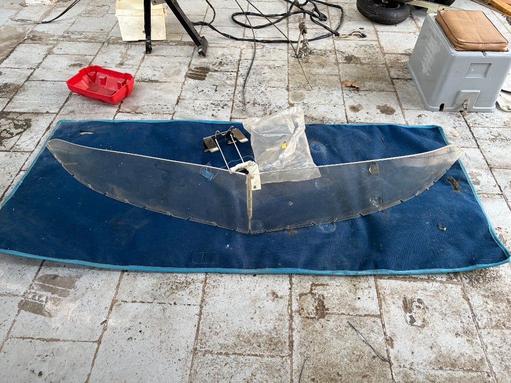 Windscherm zodiac boot, Watersport en Boten, Ophalen, Zo goed als nieuw, PVC, Zodiac