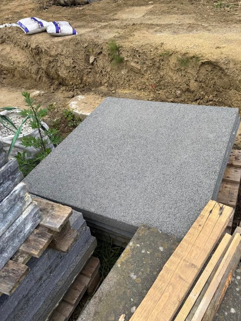 Mega tegels stone and style 28 stuks, Tuin en Terras, Ophalen, Gebruikt, 10 m² of meer, Beton