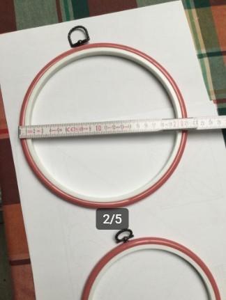 BORDUURRINGEN - Te koop naar keuze, Hobby en Vrije tijd, Borduren en Borduurmachines, Ophalen of Verzenden, Nieuw, Handborduren