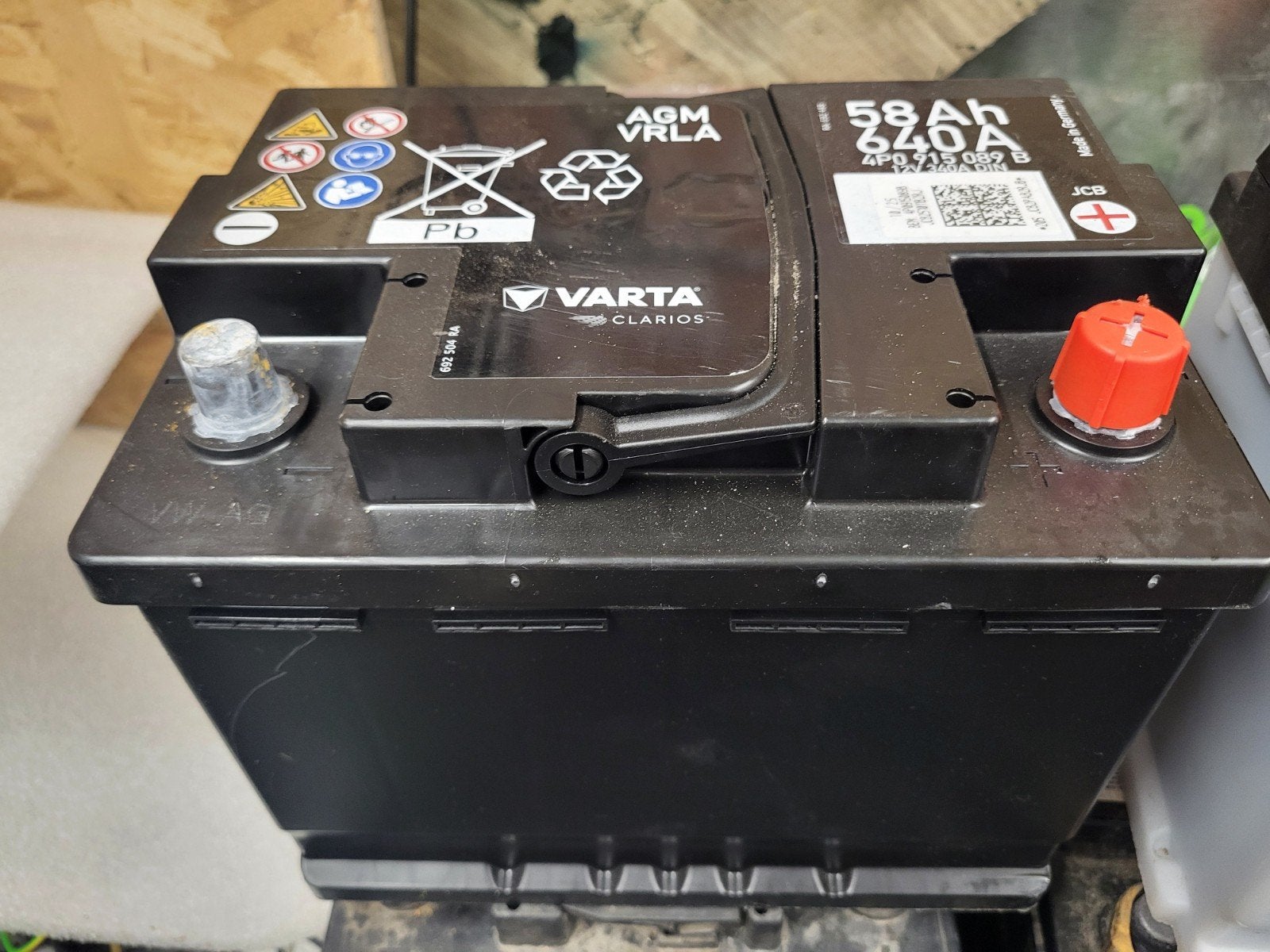 AGM 58Ah 640A Varta, Autos : Pièces & Accessoires, Utilisé