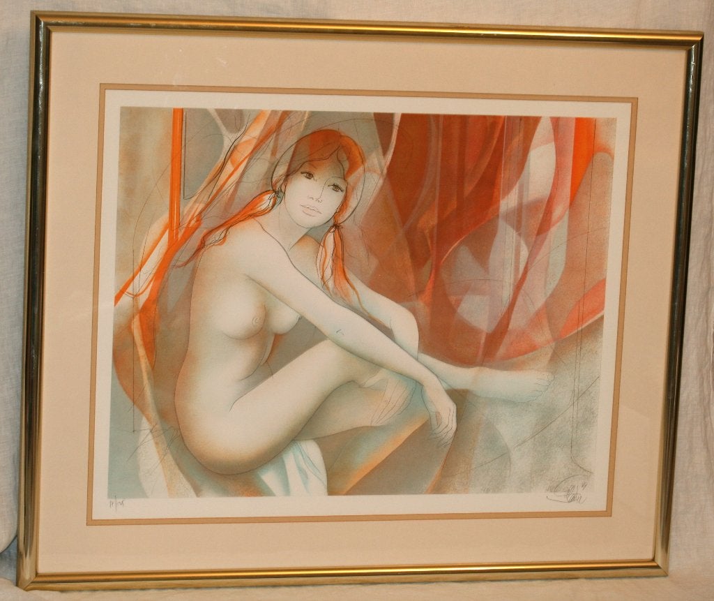 Jean-Baptiste VALADIÉ (1933) Litho Gesigneerd, Antiquités & Art, Signé, Enlèvement