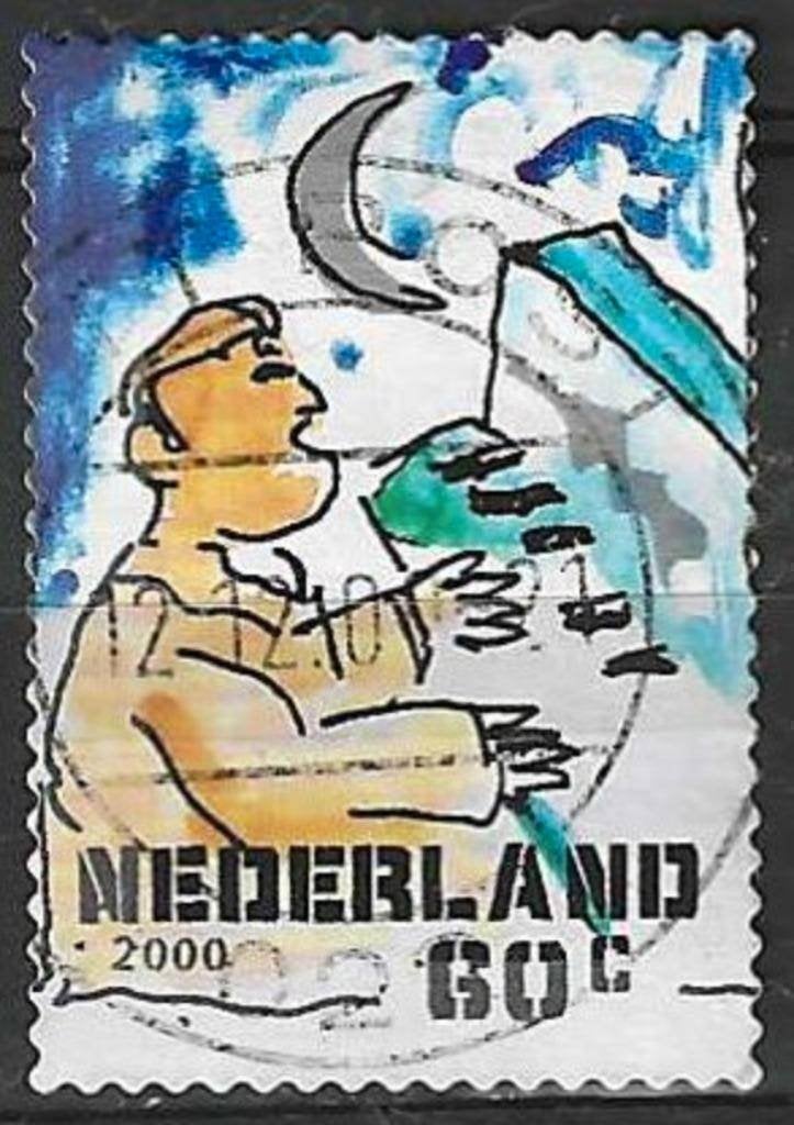 Nederland 2000 - Yvert 1807 P - Eindjaarsfeesten (ST), Postzegels en Munten, Postzegels | Nederland, Verzenden, Gestempeld