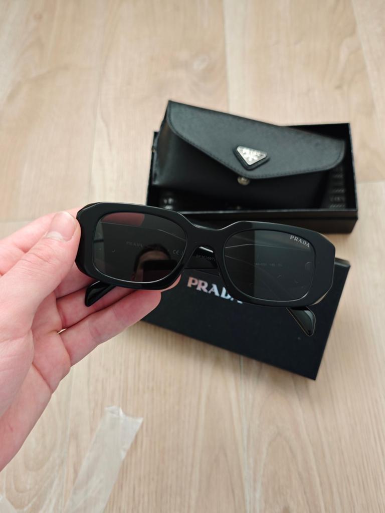Prada zonnebril, Zonnebril, Prada, Zwart, Nieuw