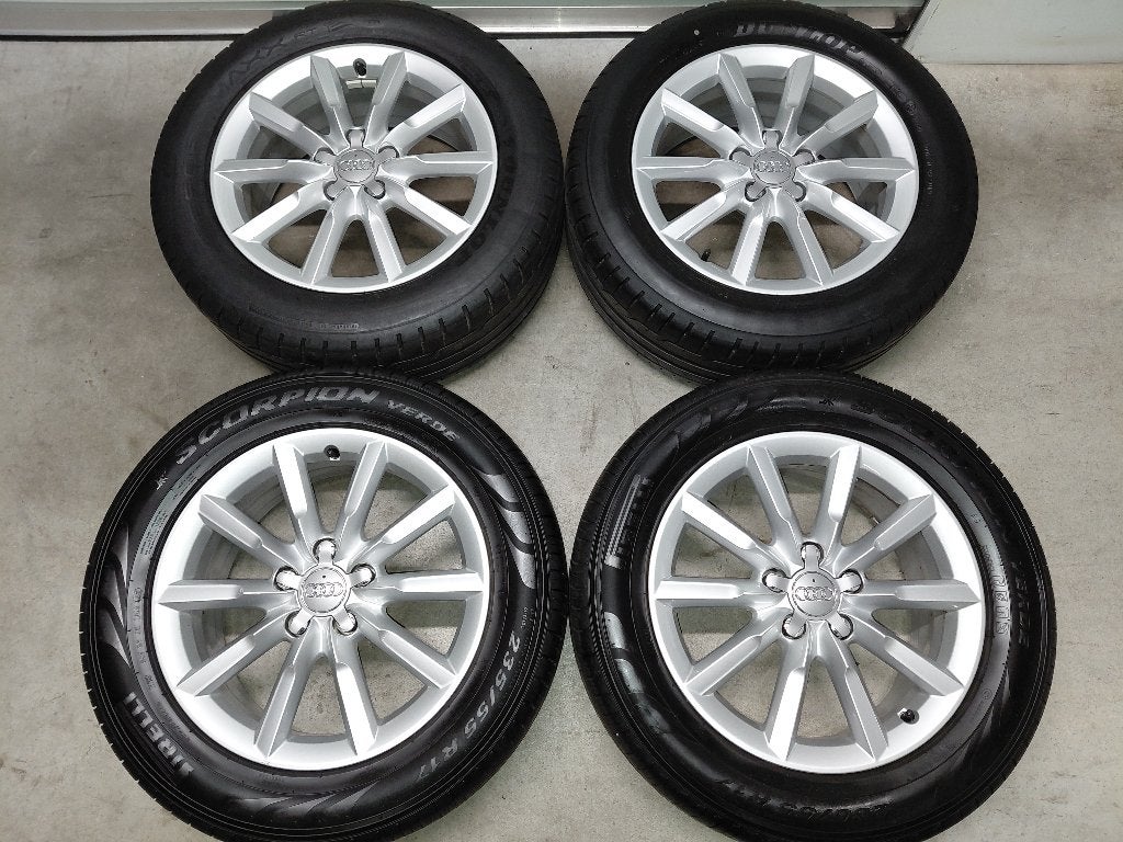 17 inch velgen met zomerbanden Audi Q3 / VW Tiguan, Pneus et Jantes, Véhicule de tourisme, Pneus été, 17 pouces