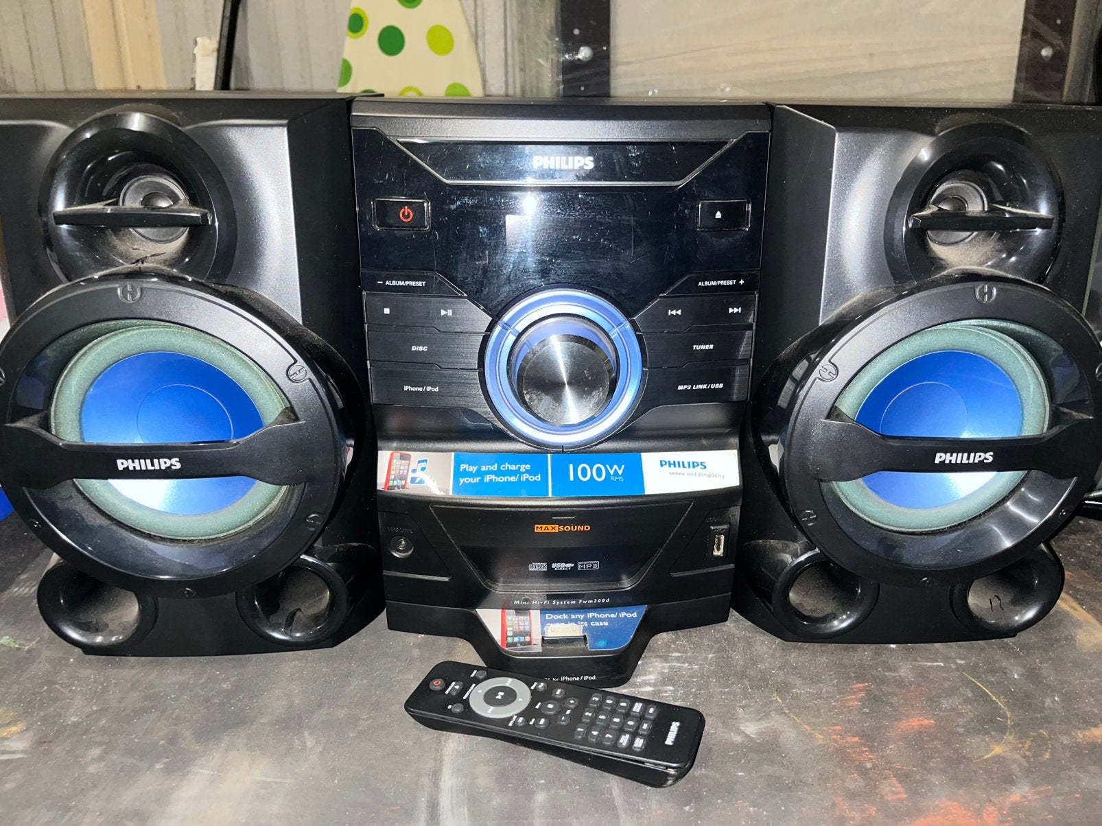 Hifi systeem Philips FWM200D, Ophalen, Zo goed als nieuw, Philips