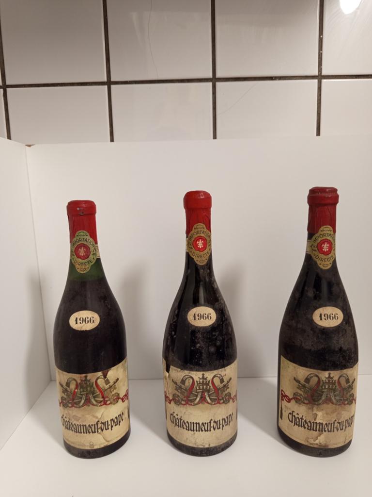 Lot 28 bouteilles Châteauneuf-du-Pape 1966 – Grand Millésime, Enlèvement