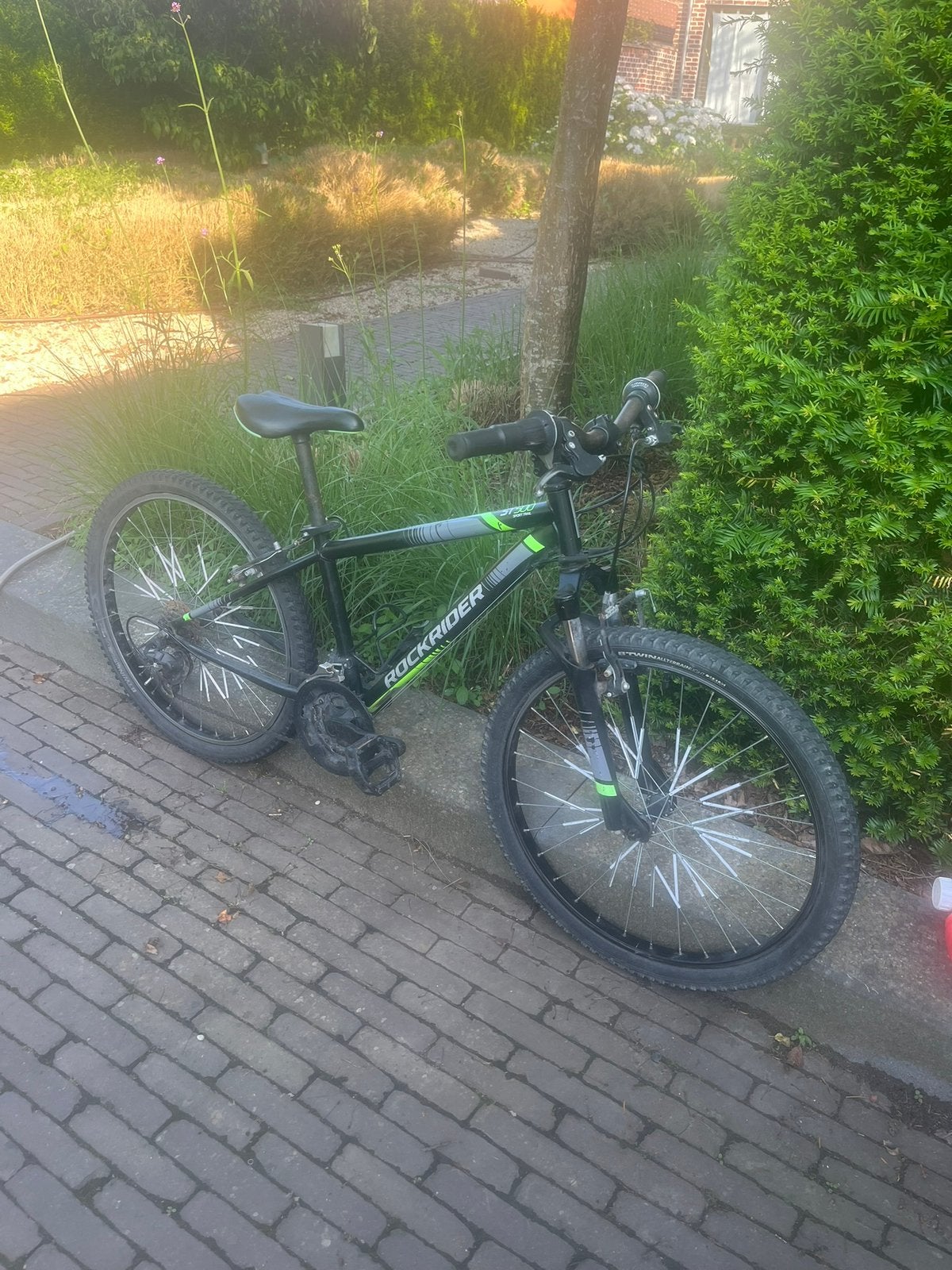Rockrider st500, Ophalen, Staal, Velgrem, Zo goed als nieuw