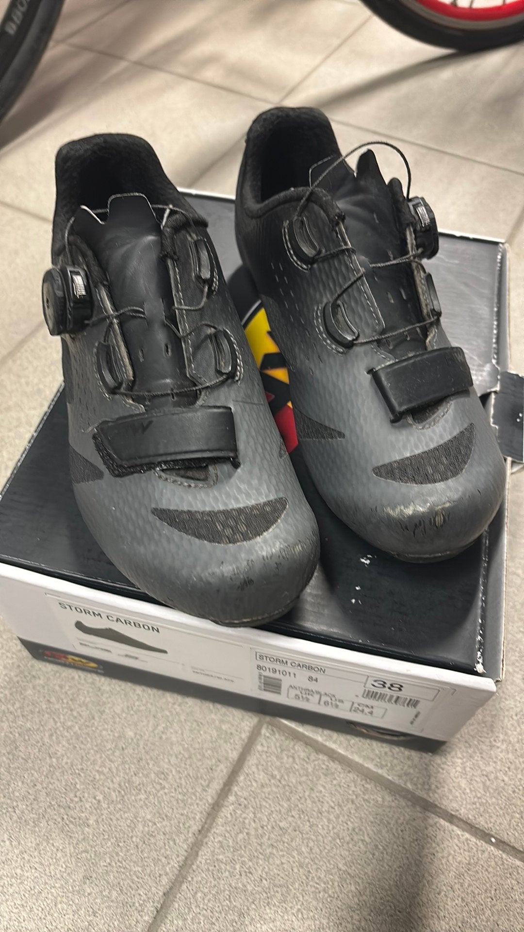Northwave Storm Carbon maat 38, Fietsen en Brommers, Ophalen, Gebruikt, Kinderen, Schoenen