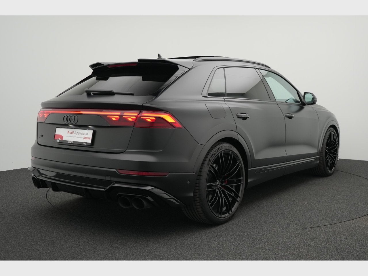 Audi Q8 SUV ABT Aero / Matt PPF / B&O 3D advanced / Alcantar, Auto's, Automaat, https://public.car-pass.be/vhr/c0ecbfdb-0a0d-4671-99ee-993513619cc5