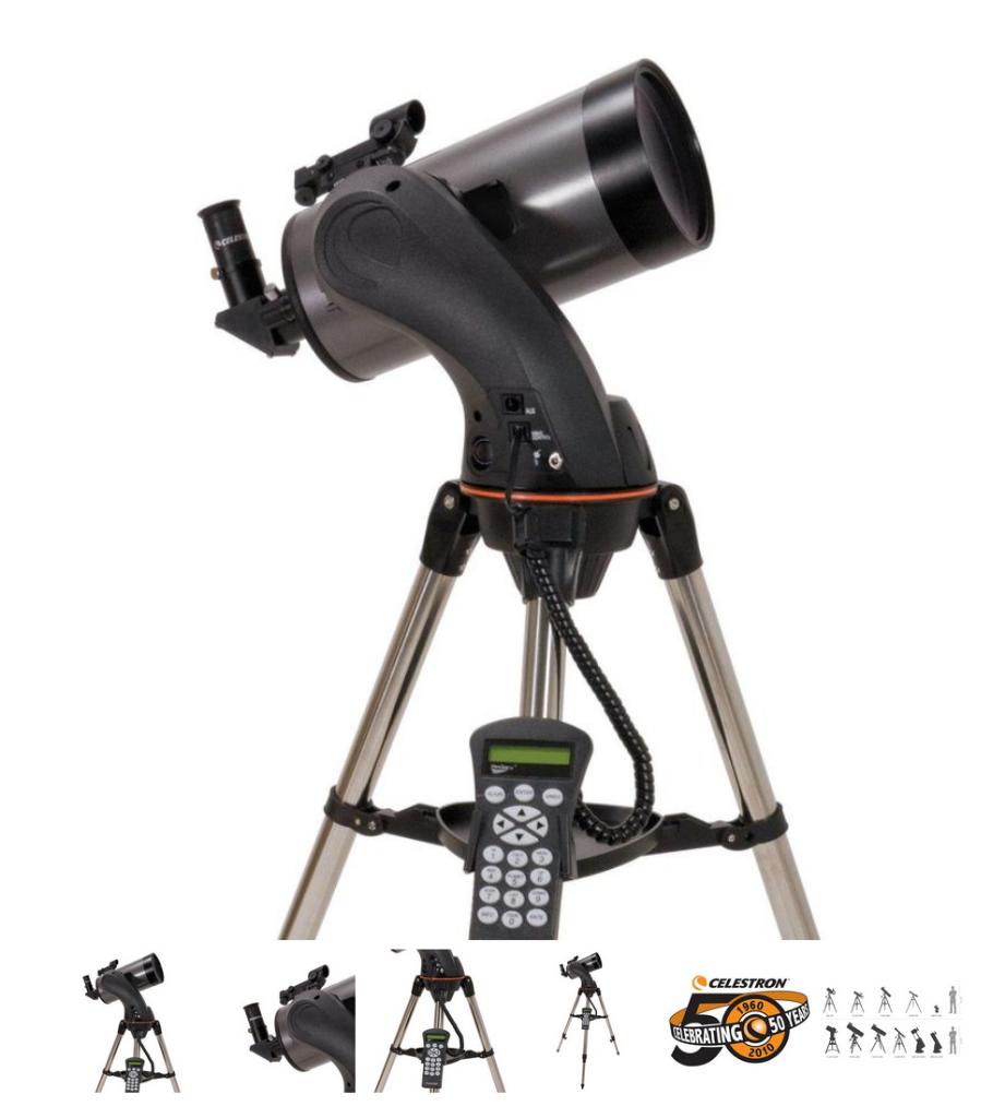 Télescope Celestron NexStar 127 SLT GoTo + Pack Accessoires, Ophalen, 80 tot 200 mm, Met statief, Spiegeltelescoop (reflector)