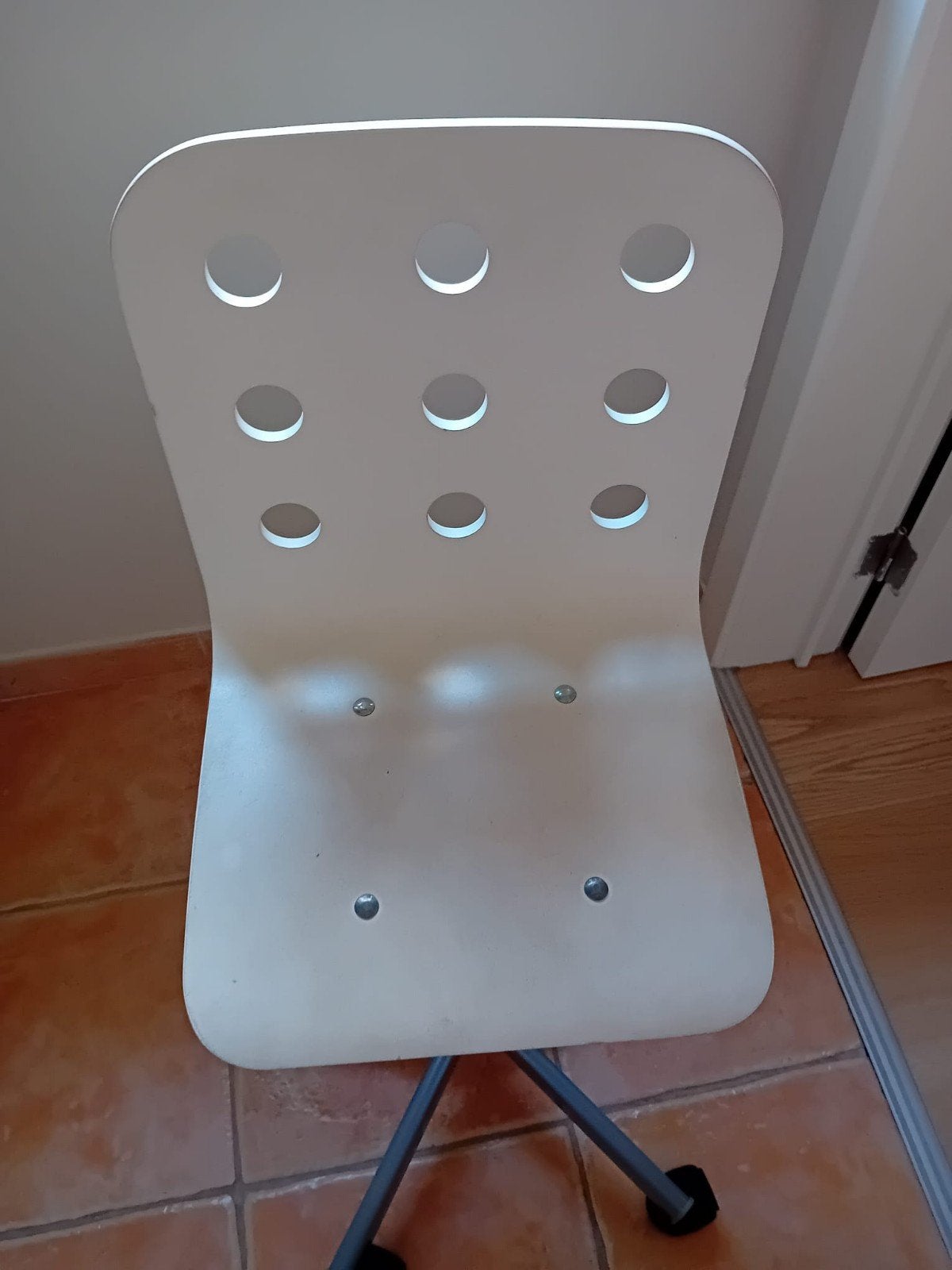 witte burostoel voor kinderen. IKEA., Enlèvement, Comme neuf, Blanc, Chaise de bureau