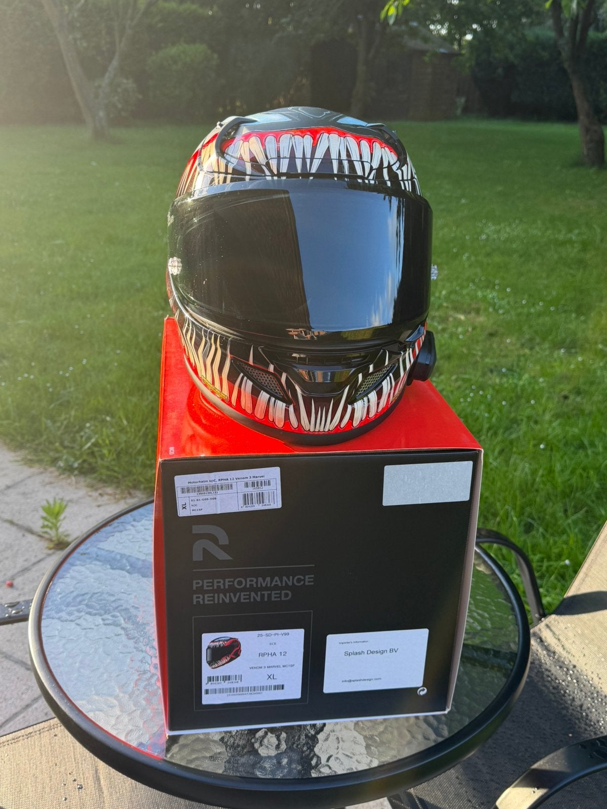 Casque venom 3, Motos, Vêtements | Casques de moto, Casque intégral, Enlèvement, Neuf, avec ticket, Hommes