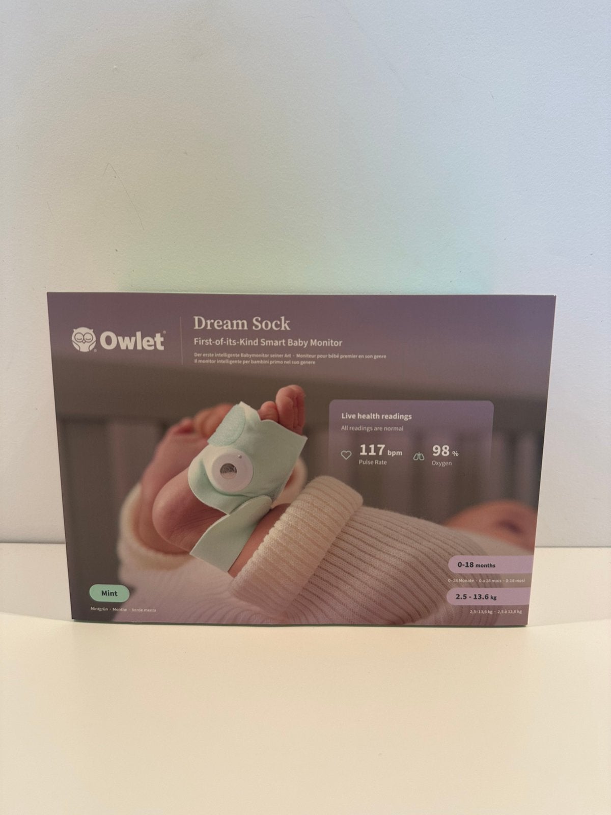 Babymonitor Owlet dream sock, Ophalen of Verzenden, Zo goed als nieuw