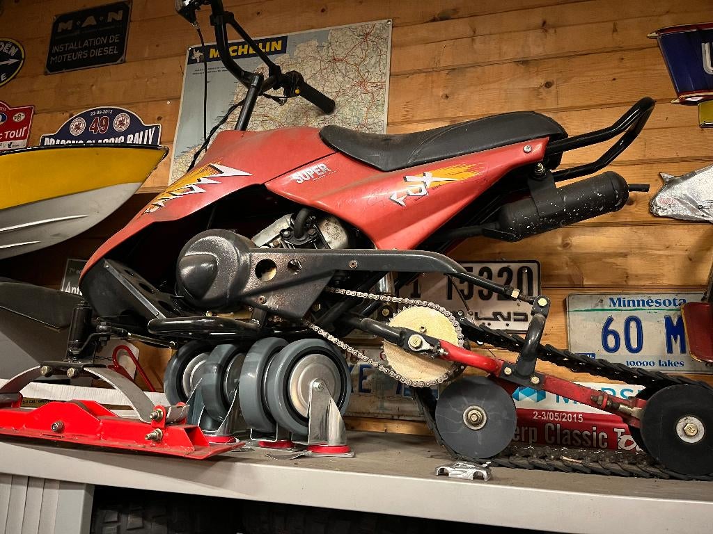 sneeuw scooter 50cc, Ophalen, Gebruikt, Benzine