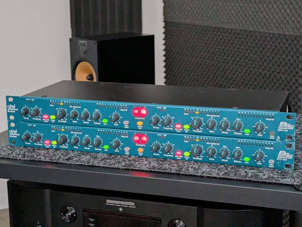 BSS Opal DPR 422, dual compressor / de-esser, 2 st beschikb, Enlèvement ou Envoi, Utilisé, Audio