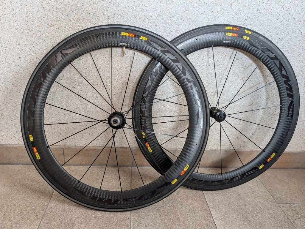Paire de roues Mavic Cosmic Carbone SSC CX-01 28, Vélos & Vélomoteurs, Enlèvement ou Envoi, Utilisé, Mavic, Carbone