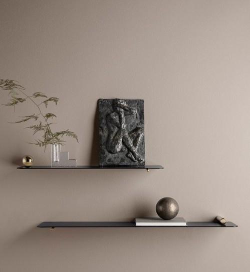 Étagère murale Ferm Living Flying Shelf — Cylindre, Maison & Meubles, Moins de 25 cm, Comme neuf, Enlèvement, Métal