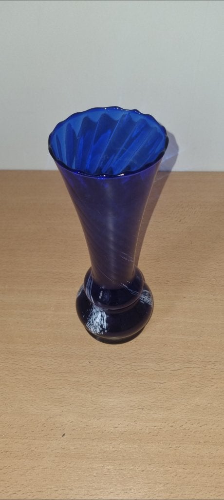 Vase en verre décoratif  bleus, Enlèvement