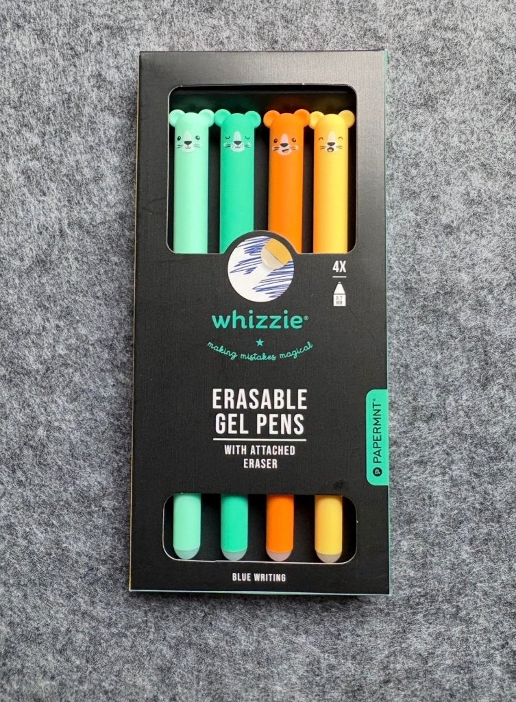 4x Erasable Gel Pens • Mouse, Overige merken, Pennenset, Nieuw, Met doosje