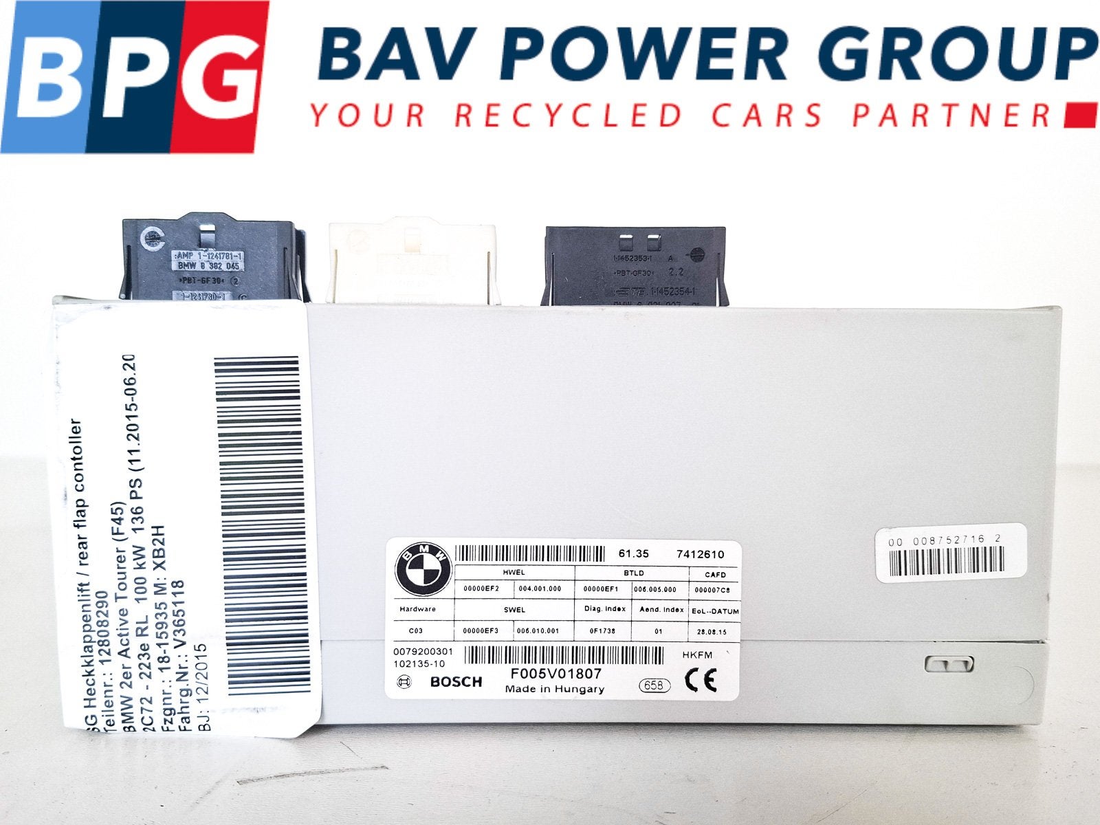 REGELEENHEID BMW 2 serie Active Tourer (F45) (61357412610), Gebruikt, BMW, Petuelring 130
80809  München, DE, Bayerische Motoren Werke AG