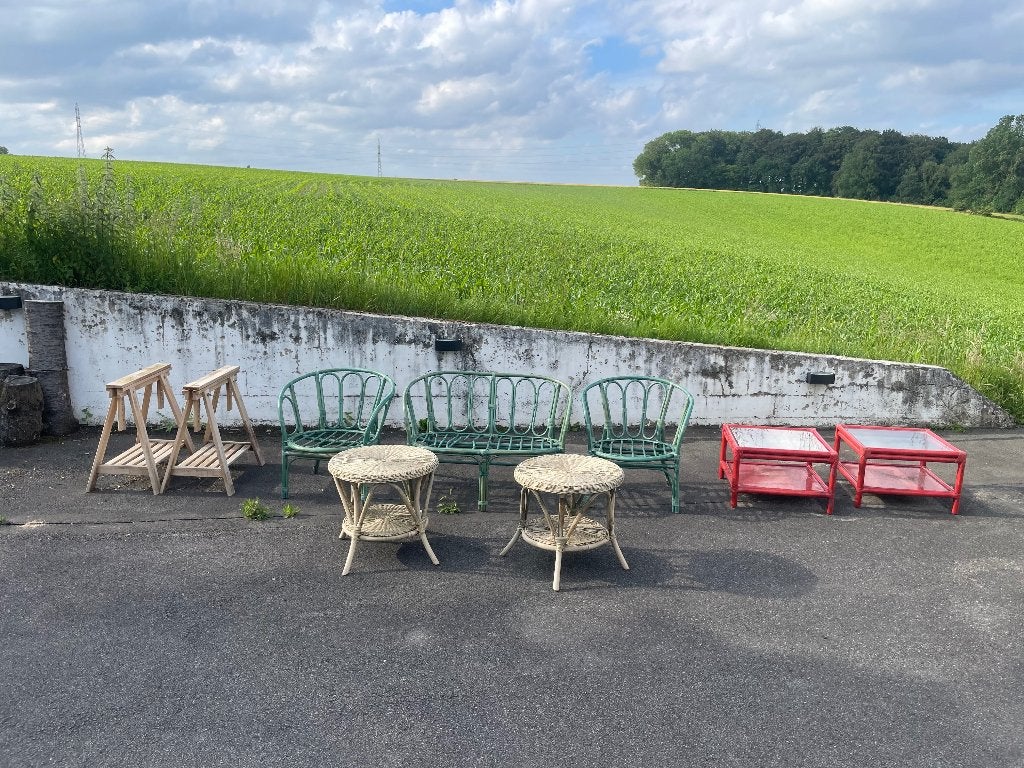 Salon tables tréteaux, Enlèvement